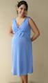 Blue Formal Maternity Dress.