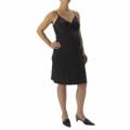 black maternity evening dress.